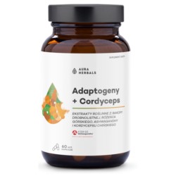 Aura Herbals Adaptogeny + Cordyceps 60 kaps