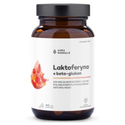 Aura Herbals Laktoferyna + beta-glukan kaps 60 szt