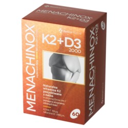 Menachinox K2+D3 2000, 60 kaps. softgel