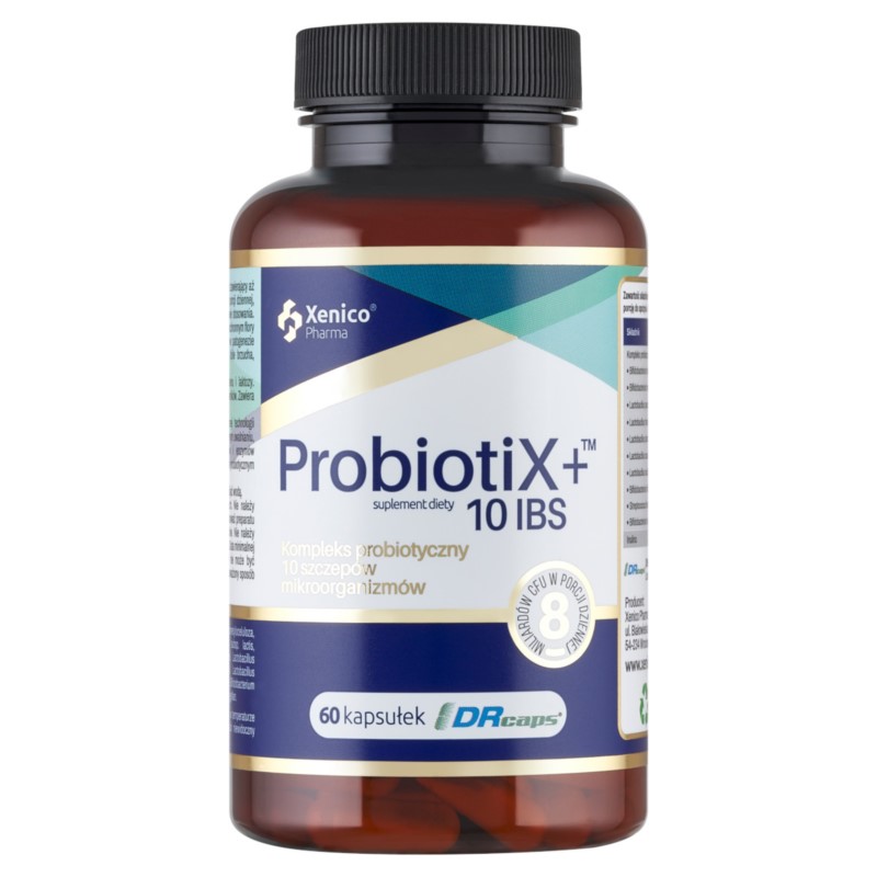 Probiotix+ 10 IBS, 60 kaps. Vcaps