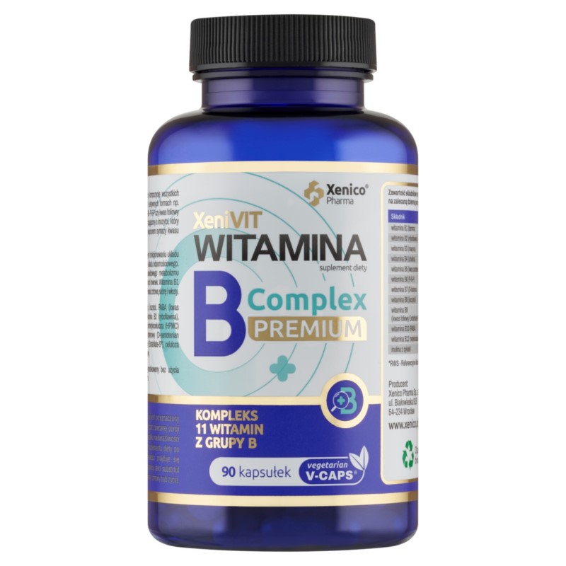 Witamina B Complex Premium 90 kaps. Vcaps®
