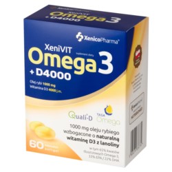 XeniVIT Omega D4000,  60 kaps. softgel