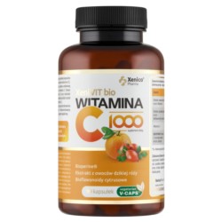 XeniVIT bio Witamina C 1000 90 kaps. Vcaps