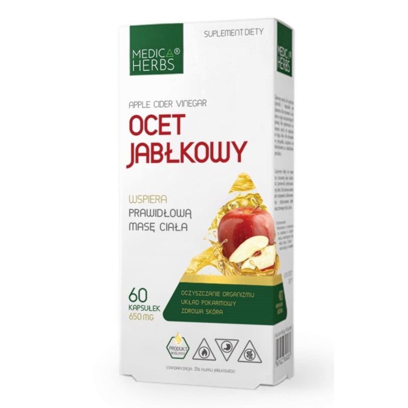 Medica Herbs Ocet Jabłkowy 60 k