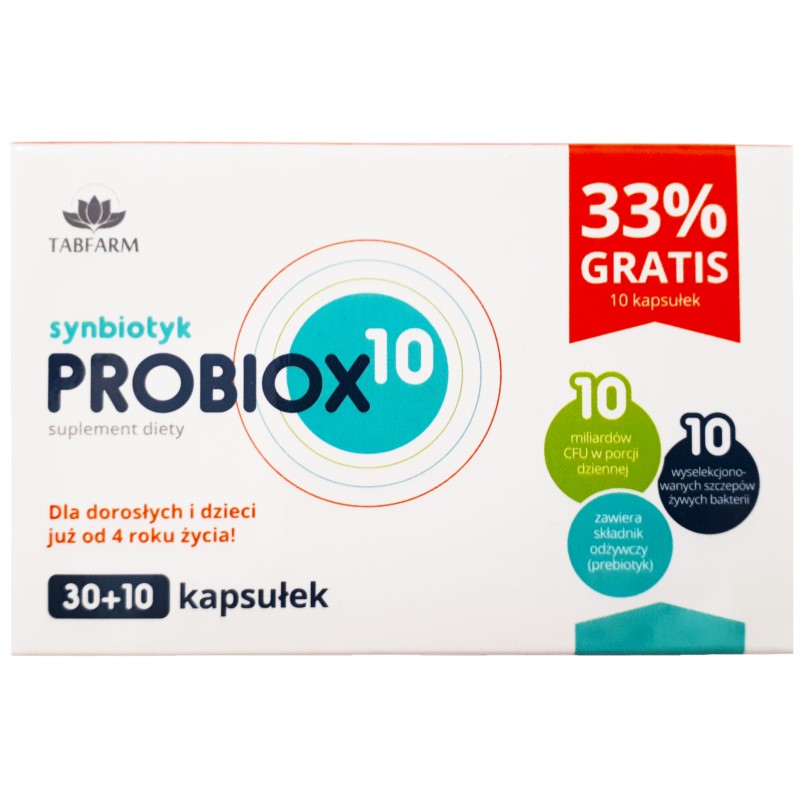 Virde Synbiotyk Probiox10 40 K 9 Szczepów Virde Synbiotyk Probiox10 40 K 9 Szczepów