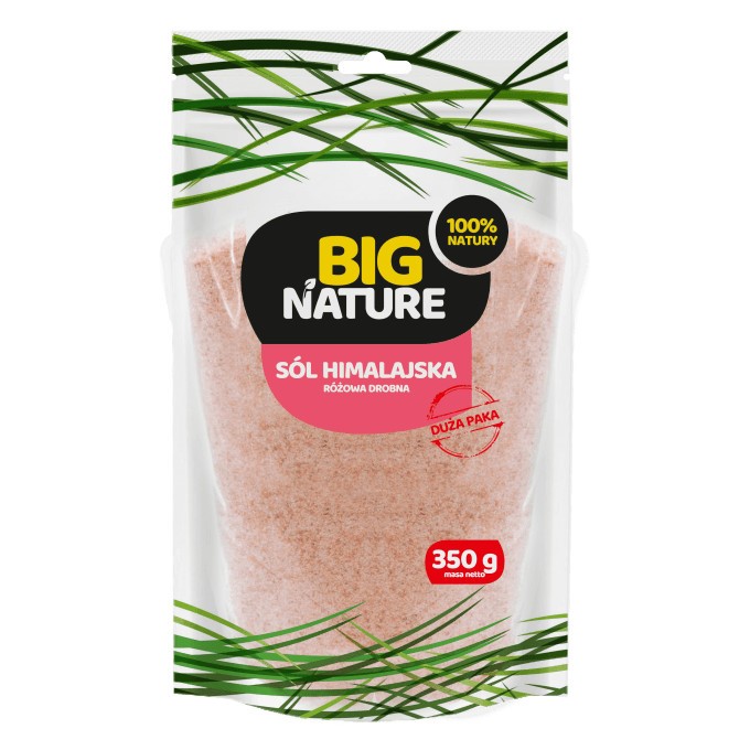 Big Nature Sól Himalajska różowa drobna 350 g