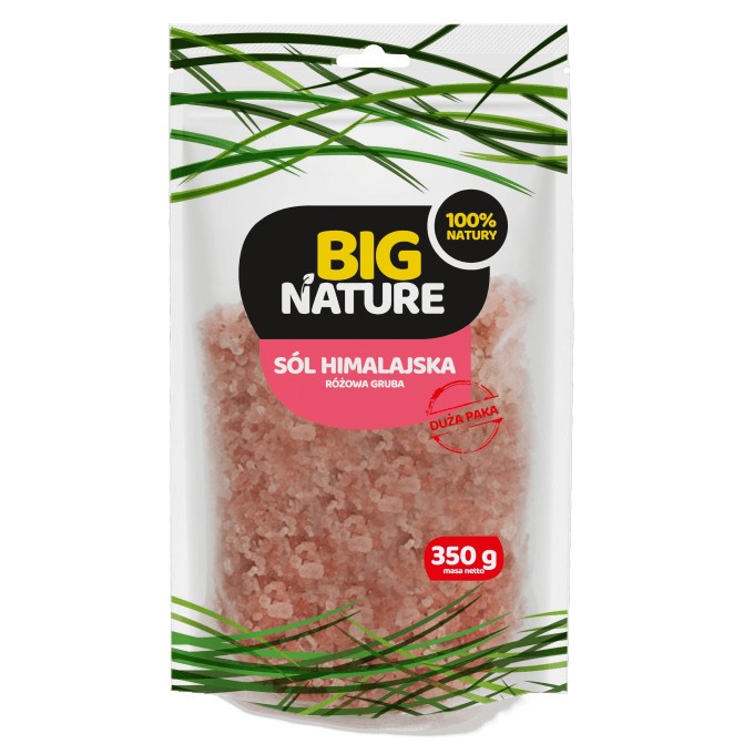 Big Nature Sól Himalajska różowa gruba 350 g