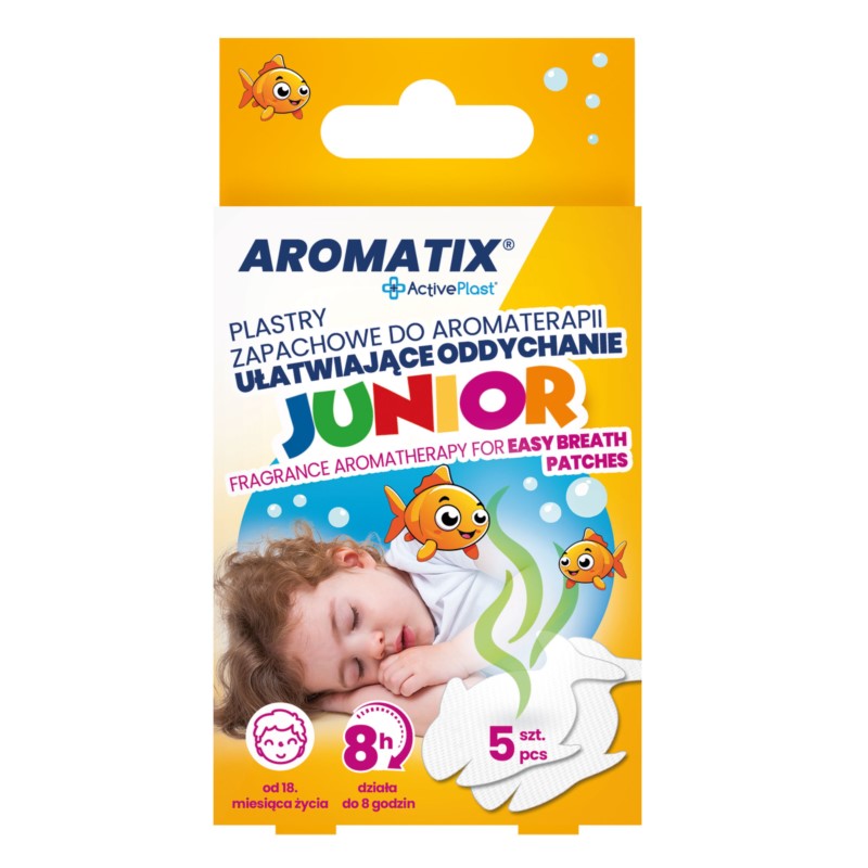 AROMATIX JUNIOR Plastry ułatwiające oddychanie 18