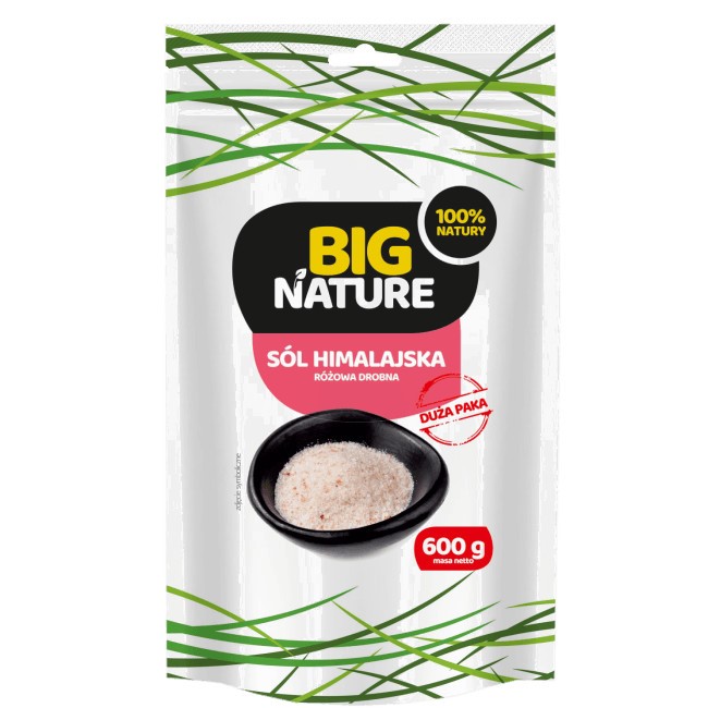 Big Nature Sól Himalajska różowa drobna 0,6  kg