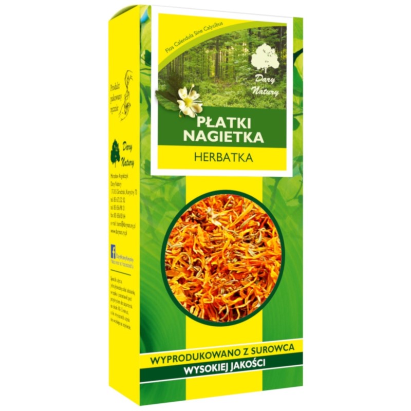 Dary Natury Nagietek Płatki Eko 25G Dary Natury Nagietek Płatki Eko 25G