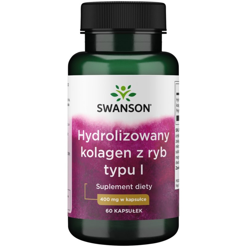 Swanson Hydrolizowany Kolagen Z Ryb Typ I 400 60
