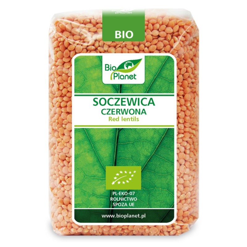BIO PLANET Soczewica czerwona BIO 500g