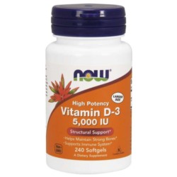 Now Foods Witamina D3 EXTRA 5000 240 kap