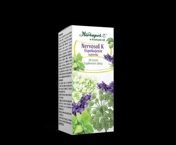 Herbapol Nervosol K 30 tabl Uspokojenie Herbapol Nervosol K 30 tabl Uspokojenie