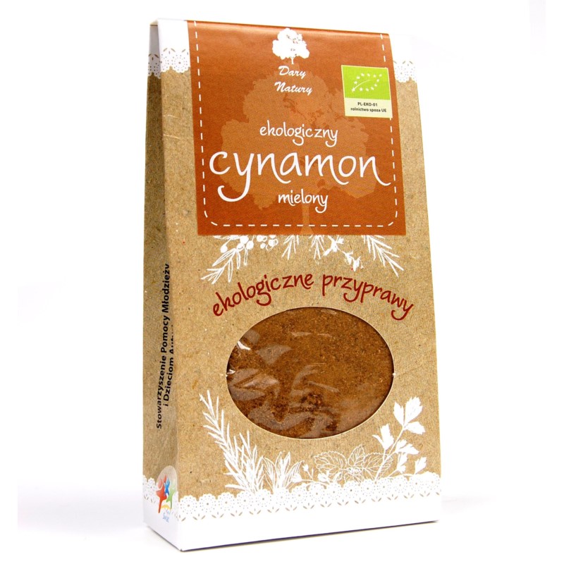 Dary Natury Eko Cynamon Cejloński Mielony 50G Dary Natury Eko Cynamon Cejloński Mielony 50G