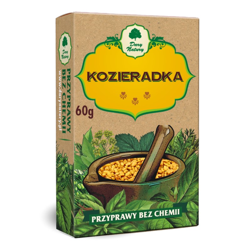 Dary Natury Kozieradka 60G Wspiera Układ Trawienny Dary Natury Kozieradka 60G Wspiera Układ Trawienny