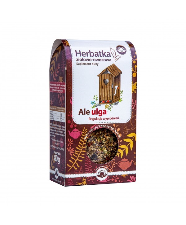 Natura Wita Herbata Ale Ulga 80G Ziołowa-owocowa
