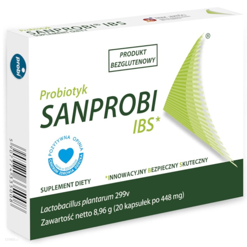 Sanprobi IBS probiotyki 20 kapsułek Sanprobi IBS probiotyki 20 kapsułek