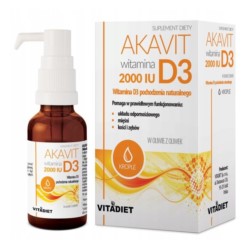 Vitadiet Akavit Witamina D3 2000 IU 29,4 ml Vitadiet Akavit Witamina D3 2000 IU 29,4 ml