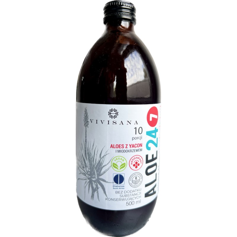 VIVISANA Sok z Aloesu 24/7 Miodokrzew 500 ml VIVISANA Sok z Aloesu 24/7 Miodokrzew 500 ml