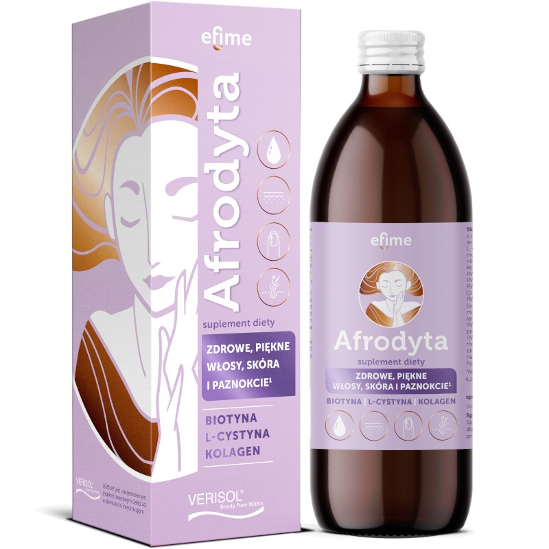 Afrodyta Efime Zdrowe, piękne włosy, skóra 500 ml