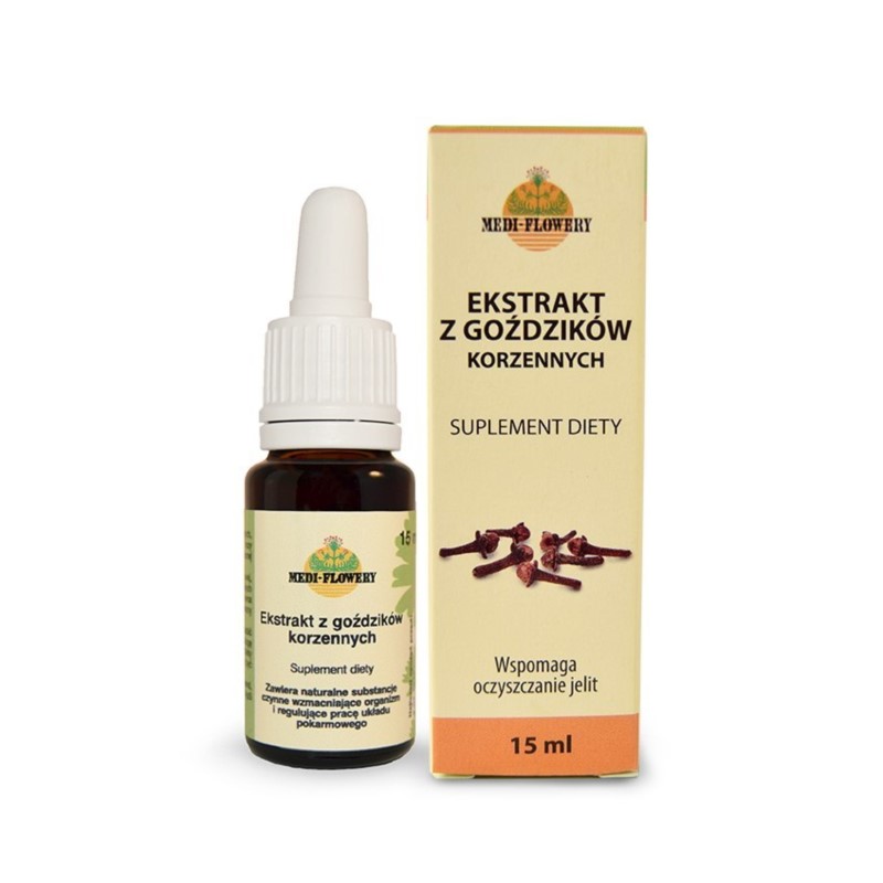Medi-Flowery Ekstrakt Z Goździków Korzennych 15 Ml Medi-Flowery Ekstrakt Z Goździków Korzennych 15 Ml