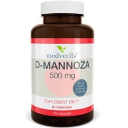 Medverita D-Mannoza 500 mg 100 K pęcherz moczowy