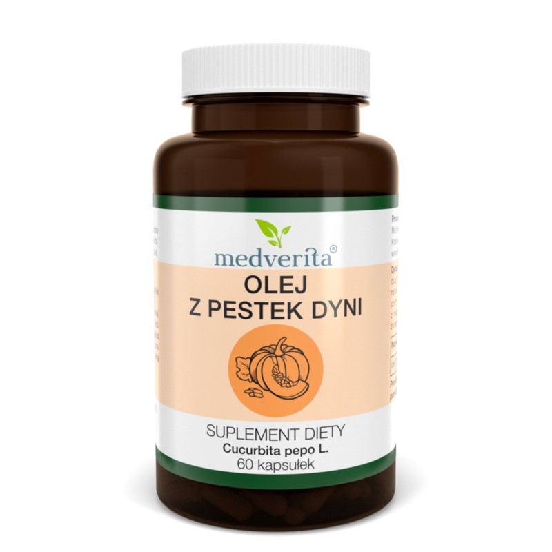 Medverita Olej z Pestek Dyni 60 kapsułek