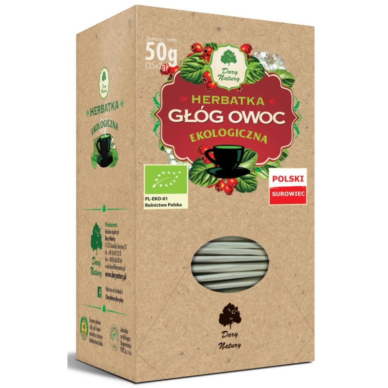 Dary Natury Głóg Owoc  Eko 25X2G
