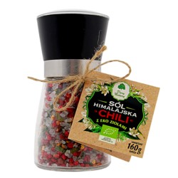 Dary Natury Sól Himalajska Z Ziołami Chili Eko160G Dary Natury Sól Himalajska Z Ziołami Chili Eko160G