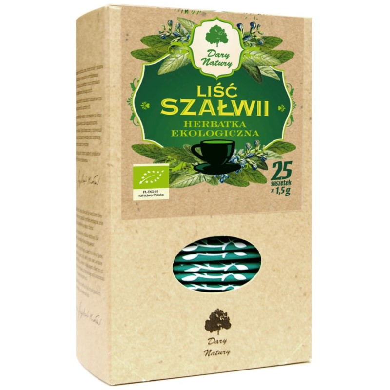 Dary Natury Szałwia Liść Eko 25X1,5G Dary Natury Szałwia Liść Eko 25X1,5G