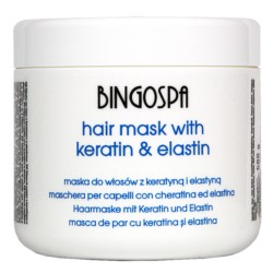 Bingospa Maska do włosów z keratną i elastyną 500