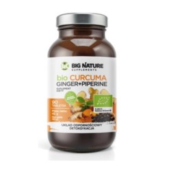 Big Nature Curcuma Ginger Piperine BIO 90 t.