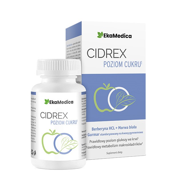 Ekamedica Cidrex Forte poziom cukru 60 k.