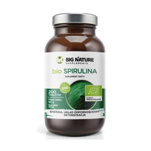 Big Nature SPIRULINA BIO 200 t.