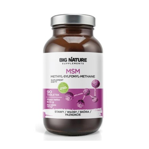 Big Nature Tabletki MSM 90 szt. Big Nature Tabletki MSM 90 szt.