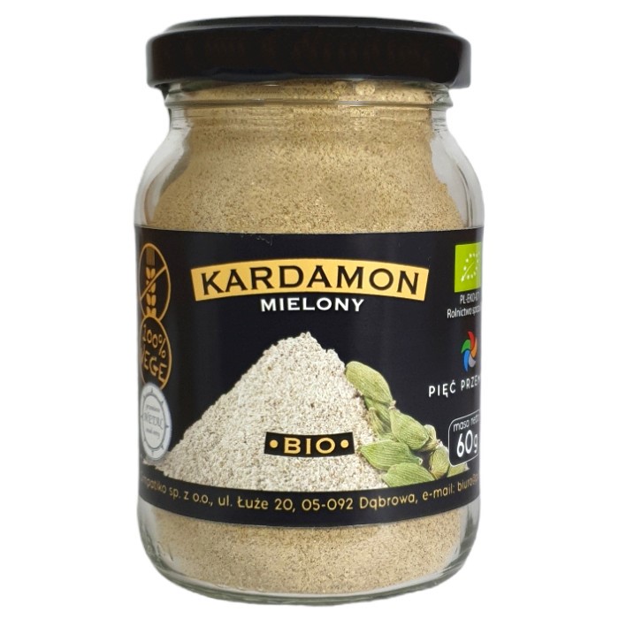 Pięć przemian Kardamon mielony 60 g bio Pięć przemian Kardamon mielony 60 g bio