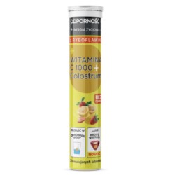 WITAMINA C 1000 + Colostrum 20 tabletek musujących WITAMINA C 1000 + Colostrum 20 tabletek musujących