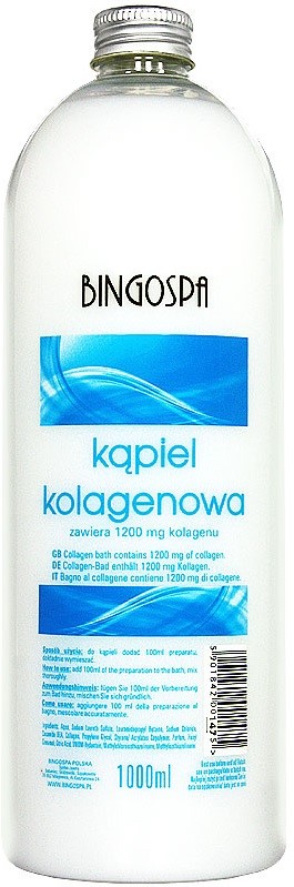 Bingospa Kąpiel Kolagenowa Do Ciała 1 L