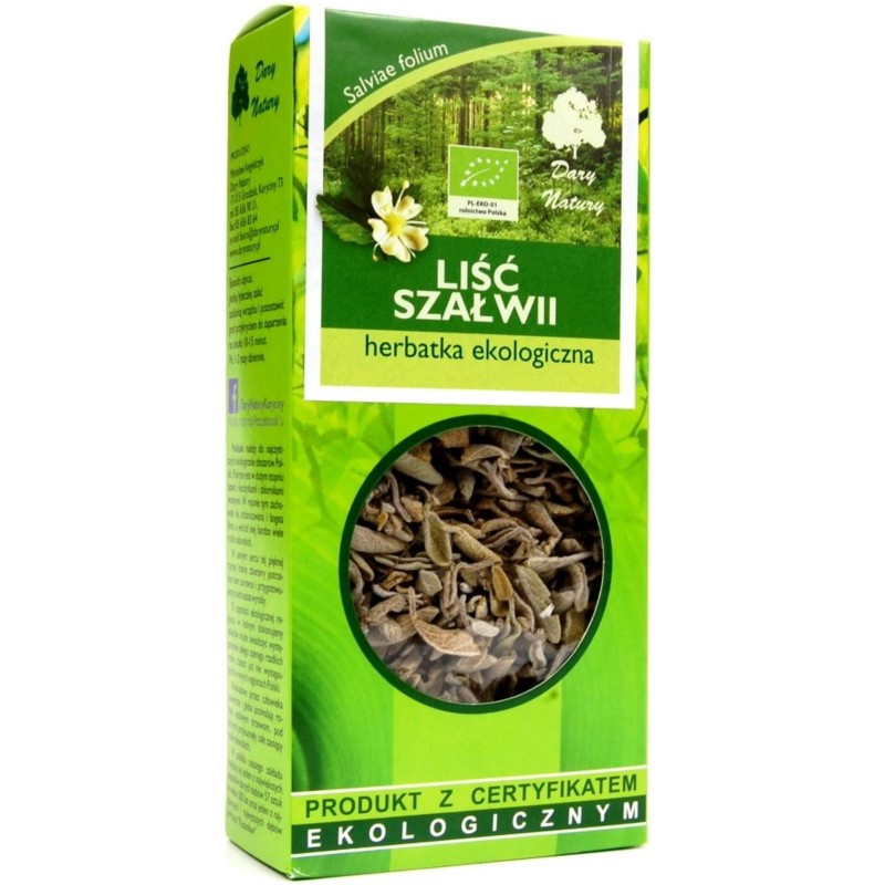 Dary Natury Szałwia Liść 25G Eko
