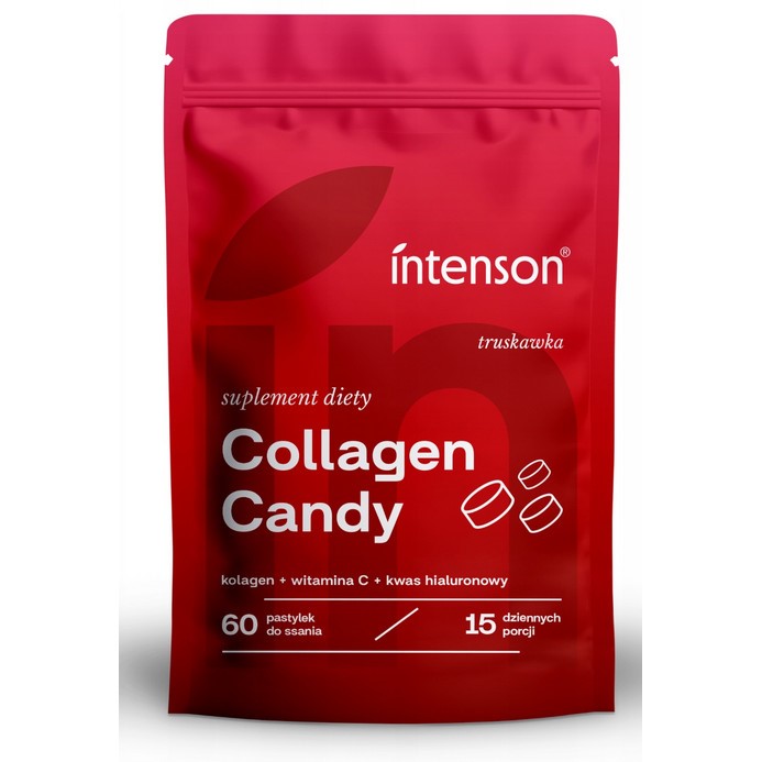 Intenson Collagen Candy Truskawka 60 tab. Intenson Collagen Candy Truskawka 60 tab.