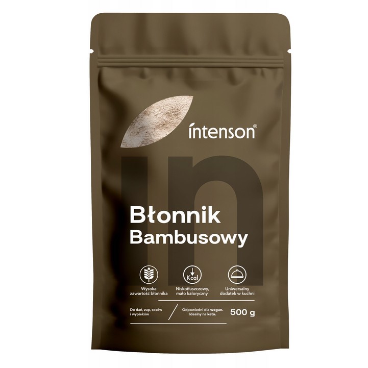 Intenson Mąka Bambusowa Błonnik bambusowy 500 g