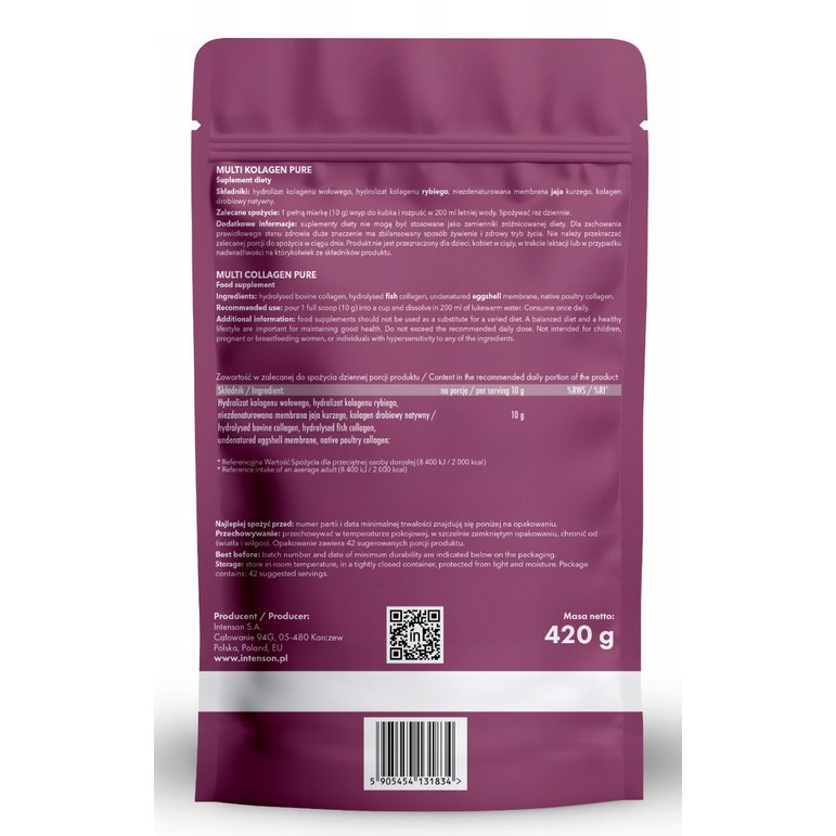 Intenson Multi Kolagen 420 g Intenson Multi Kolagen 420 g