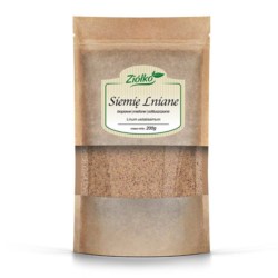 Ziółko Siemię Lniane brązowe mielone 200 g Ziółko Siemię Lniane brązowe mielone 200 g