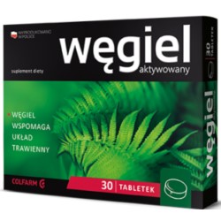 Colfarm Węgiel Aktywowany 30 Tabl. Colfarm Węgiel Aktywowany 30 Tabl.