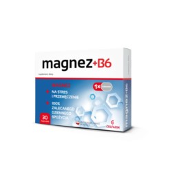 Colfarm Magnez B6 30 k na stres i przemęczenie Colfarm Magnez B6 30 k na stres i przemęczenie