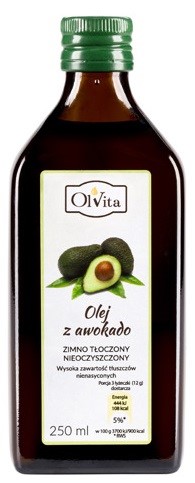 Olvita Olej Z Awokado Zimnotłoczony 250 Ml