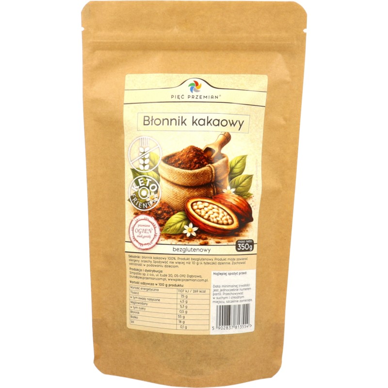 Pięć przemian Błonnik kakaowy 350 g