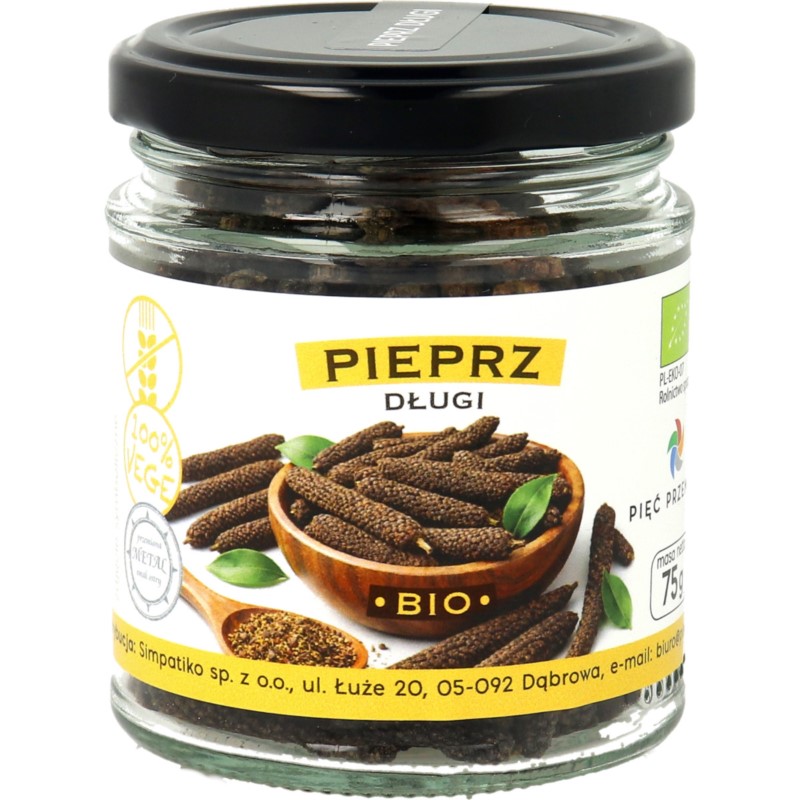 Pięć przemian Pieprz długi bezglutenowy BIO 85 g