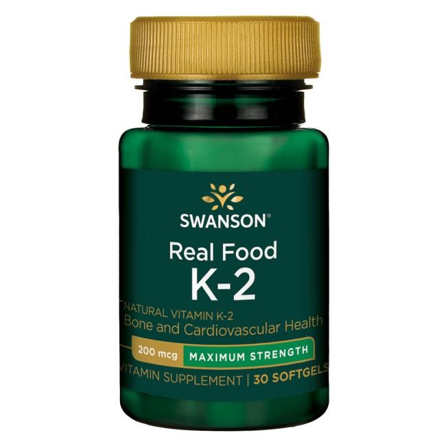 Swanson Witamina K2 Naturalna 200 Mcg 30 K